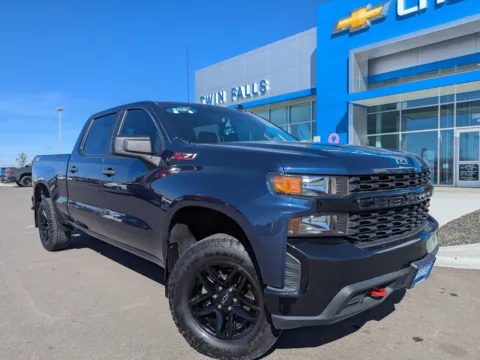 Blue 2021 Chevrolet Silverado 1500 Custom Trail Boss for sale in Twin Falls, ID