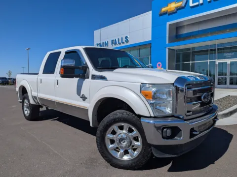 White 2011 Ford Super Duty F-350 SRW Lariat for sale in Twin Falls, ID