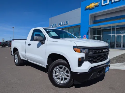White 2025 Chevrolet Silverado 1500 Work Truck for sale in Twin Falls, ID