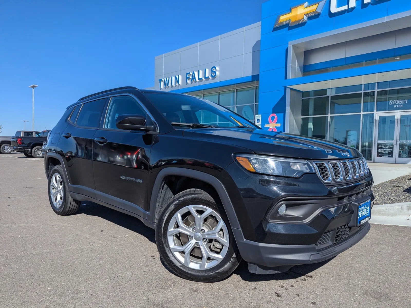 Black 2024 Jeep Compass Latitude for sale in Twin Falls, ID