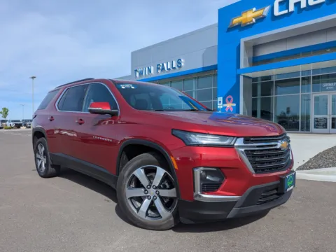 Red 2023 Chevrolet Traverse LT Leather for sale in Twin Falls, ID