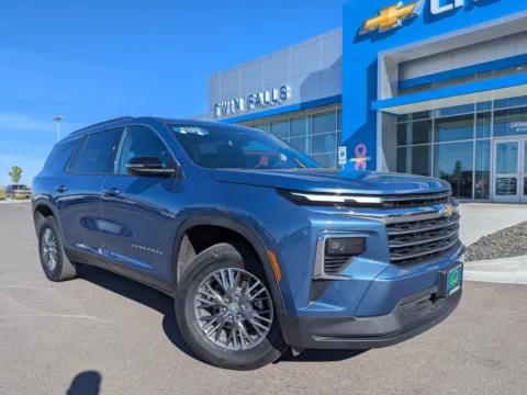 Blue 2025 Chevrolet Traverse AWD LT for sale in Twin Falls, ID
