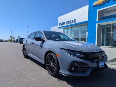 Blue 2021 Honda Civic Hatchback Sport for sale in Twin Falls, ID