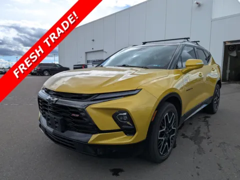 Yellow 2023 Chevrolet Blazer RS for sale in Twin Falls, ID