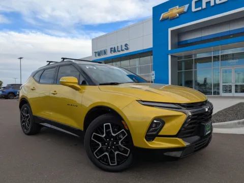 Yellow 2023 Chevrolet Blazer RS for sale in Twin Falls, ID