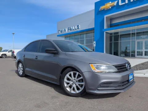 Black 2015 Volkswagen Jetta Sedan 1.8T SE for sale in Twin Falls, ID