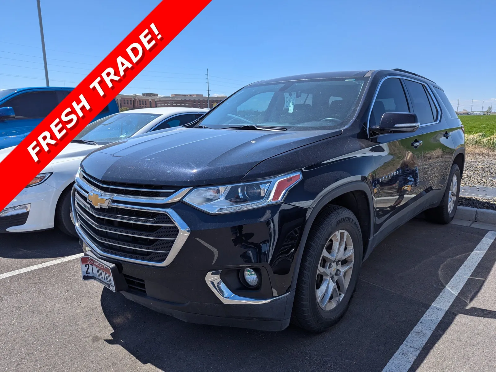 Blue 2020 Chevrolet Traverse LT Cloth for sale in Twin Falls, ID