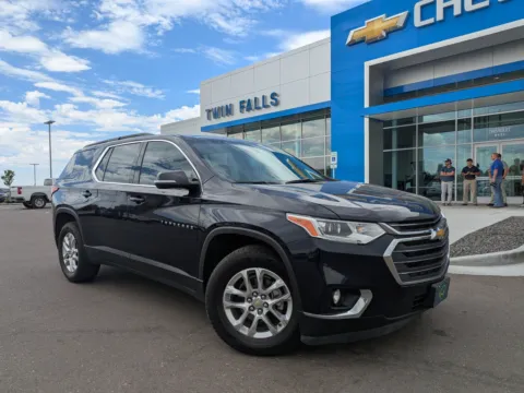 Blue 2020 Chevrolet Traverse LT Cloth for sale in Twin Falls, ID