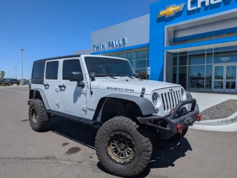 White 2016 Jeep Wrangler Unlimited Rubicon for sale in Twin Falls, ID