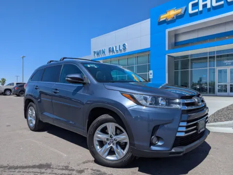 Blue 2017 Toyota Highlander Limited for sale in Twin Falls, ID