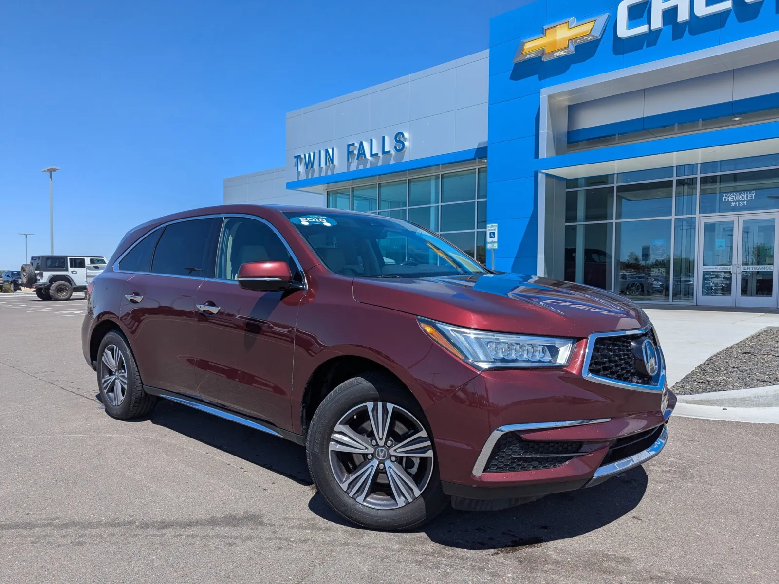 Red 2018 Acura MDX 3.5L for sale in Twin Falls, ID