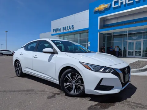 White 2022 Nissan Sentra SV for sale in Twin Falls, ID