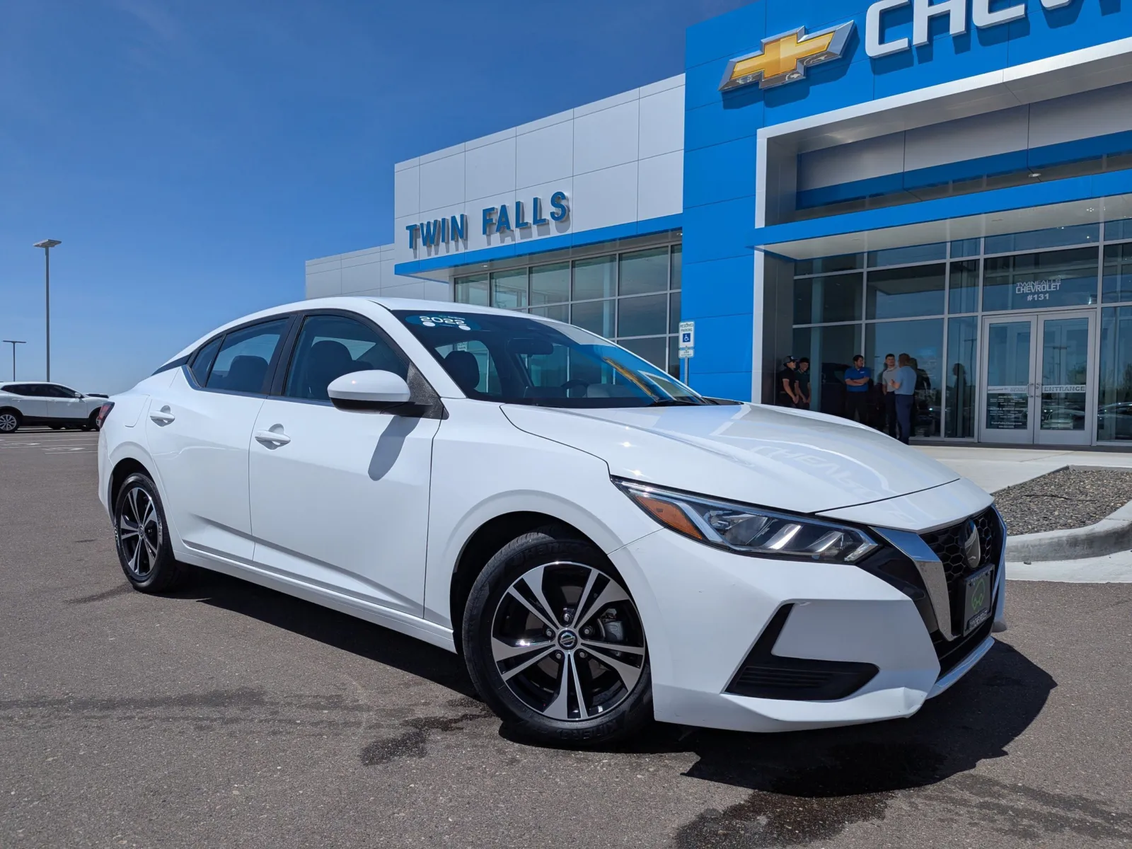 White 2022 Nissan Sentra SV for sale in Twin Falls, ID
