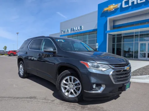Gray 2021 Chevrolet Traverse LT Leather for sale in Twin Falls, ID