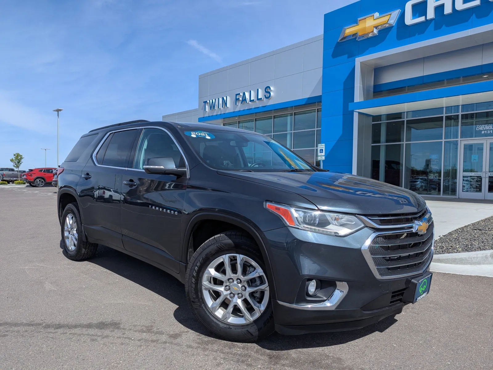 Gray 2021 Chevrolet Traverse LT Leather for sale in Twin Falls, ID