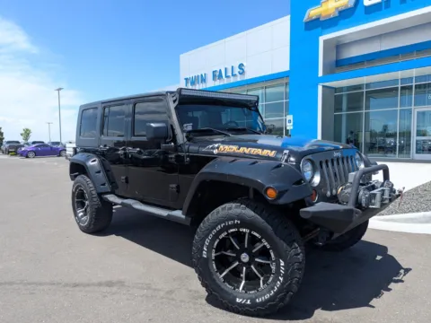 Black 2010 Jeep Wrangler Unlimited Mountain for sale in Twin Falls, ID