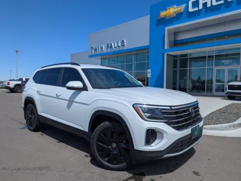 White 2024 Volkswagen Atlas 2.0T SE w/Technology for sale in Twin Falls, ID
