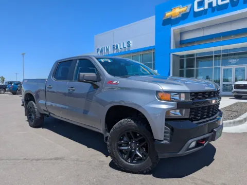 Gray 2020 Chevrolet Silverado 1500 Custom Trail Boss for sale in Twin Falls, ID