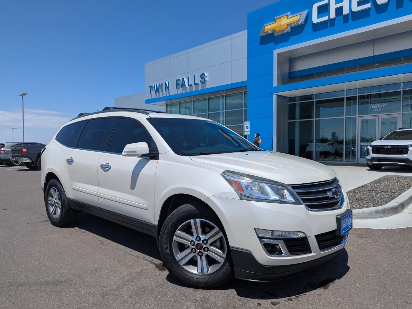 White 2015 Chevrolet Traverse LT for sale in Twin Falls, ID