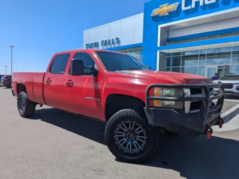 Red 2008 Chevrolet Silverado 2500HD LTZ for sale in Twin Falls, ID