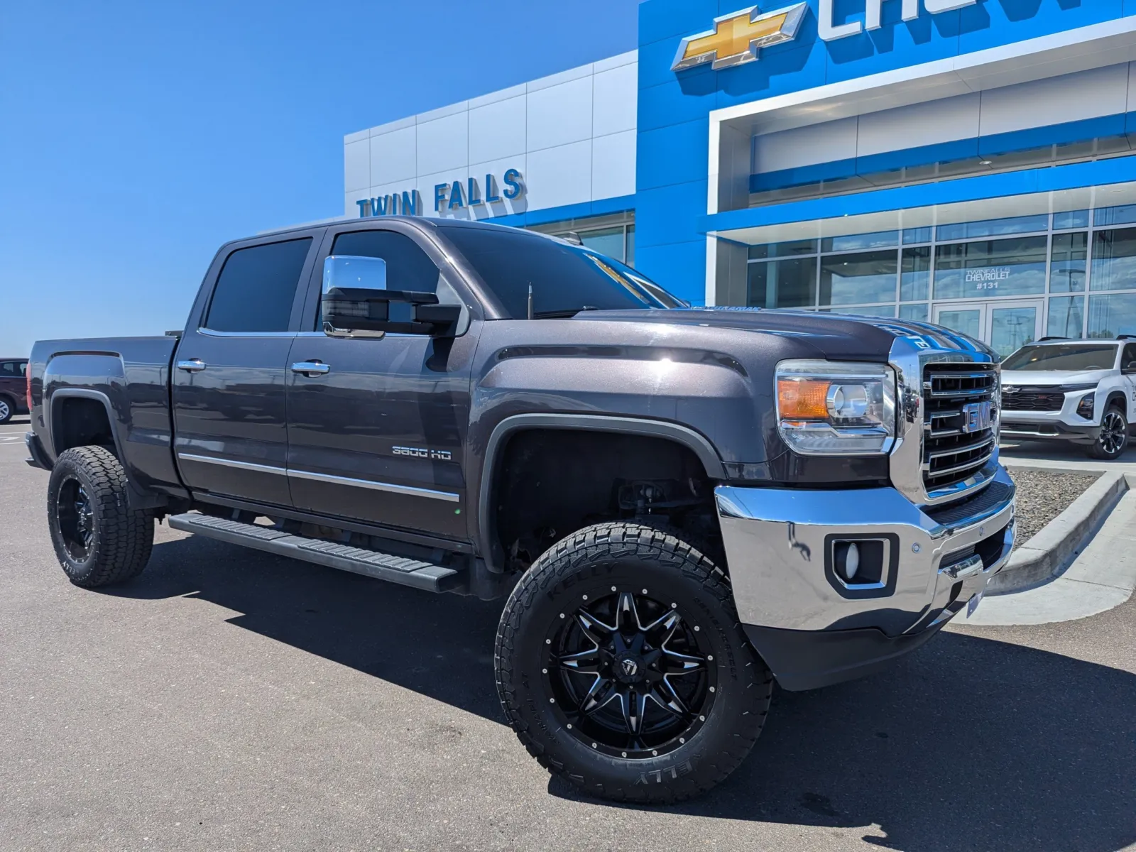 Gray 2015 GMC SIERRA 3500HD SLT for sale in Twin Falls, ID