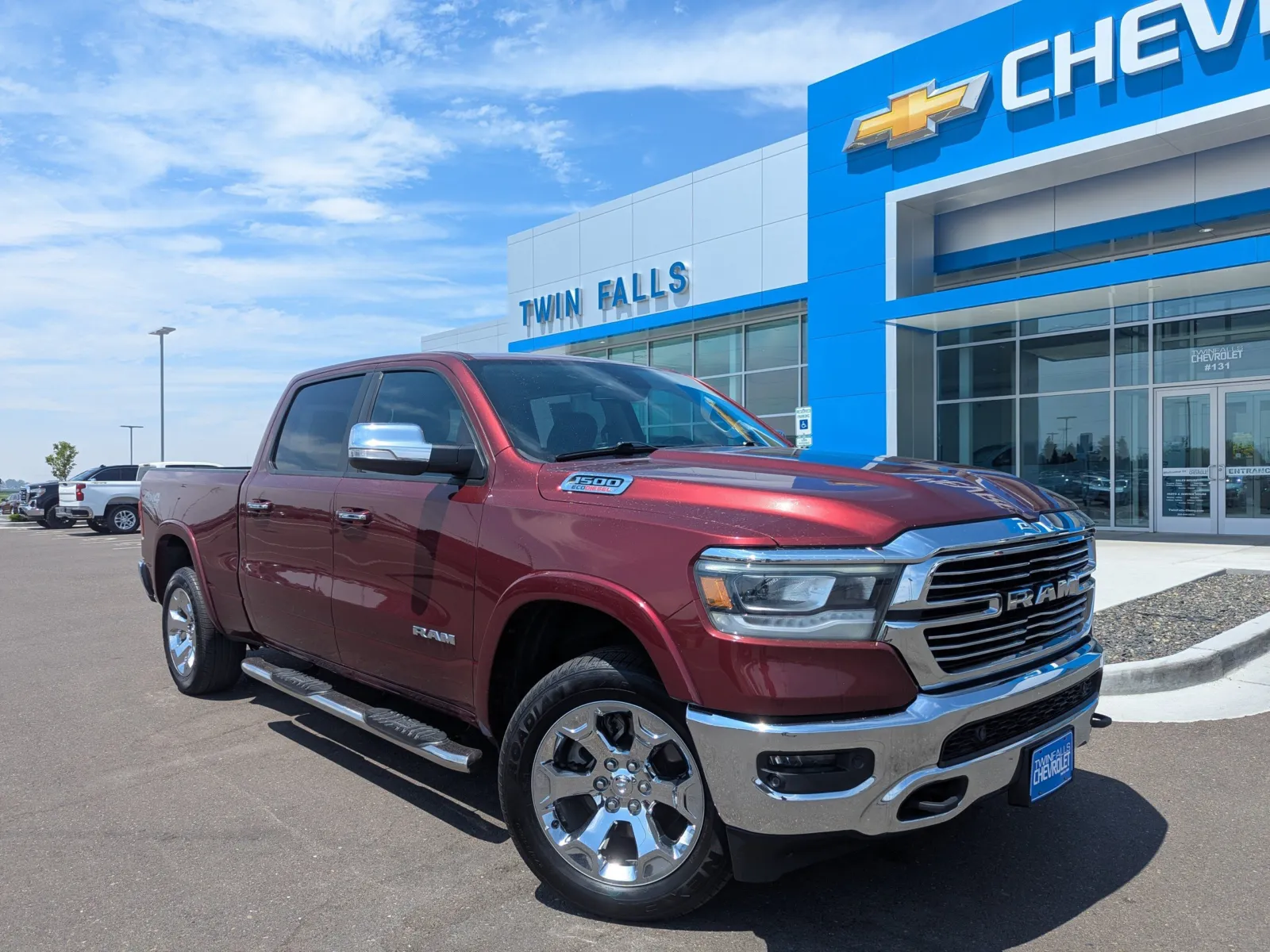 Red 2020 Ram 1500 Laramie for sale in Twin Falls, ID