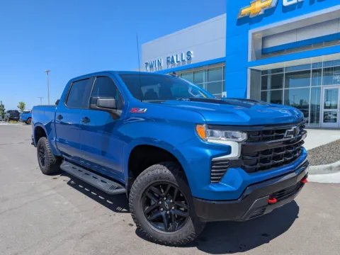 Blue 2022 Chevrolet Silverado 1500 LT Trail Boss for sale in Twin Falls, ID