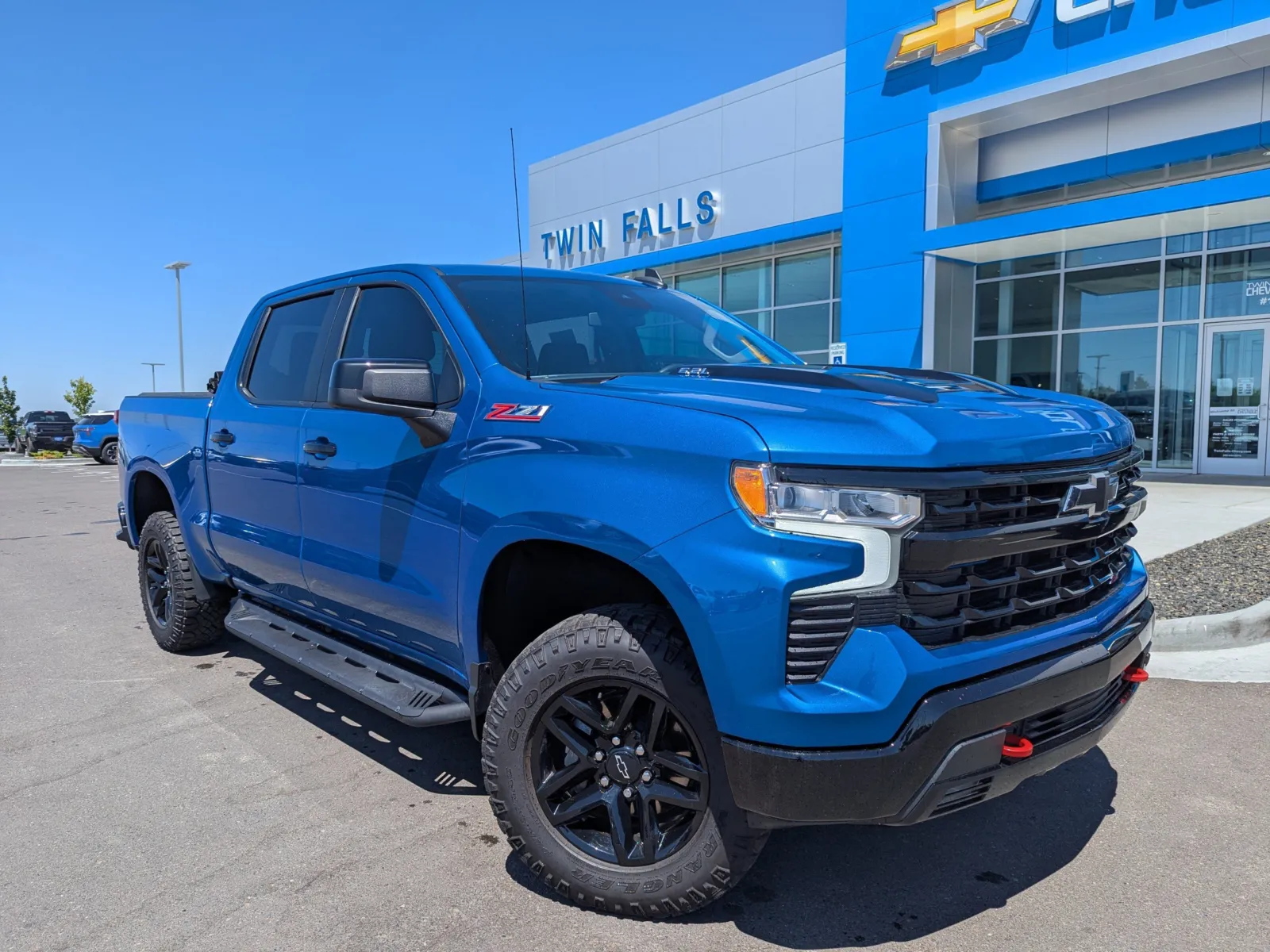 Blue 2022 Chevrolet Silverado 1500 LT Trail Boss for sale in Twin Falls, ID