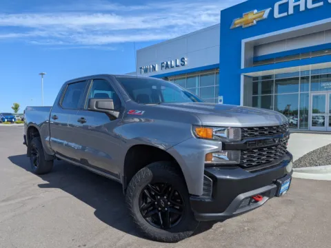 Gray 2021 Chevrolet Silverado 1500 Custom Trail Boss for sale in Twin Falls, ID
