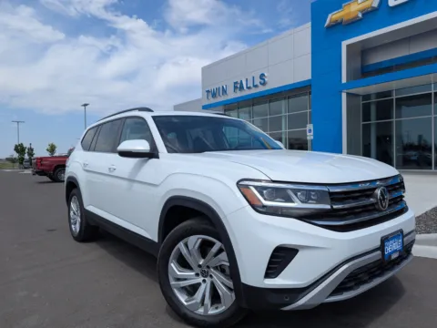 Silver 2021 Volkswagen Atlas 3.6L V6 SE w/Technology for sale in Twin Falls, ID