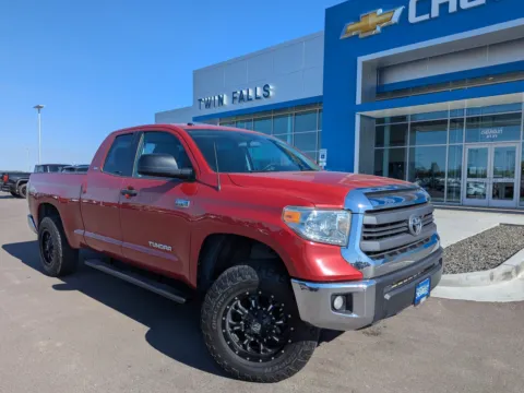 Red 2014 Toyota Tundra 4WD Truck SR5 for sale in Twin Falls, ID