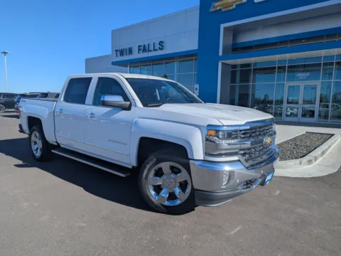 White 2017 Chevrolet Silverado 1500 LTZ for sale in Twin Falls, ID