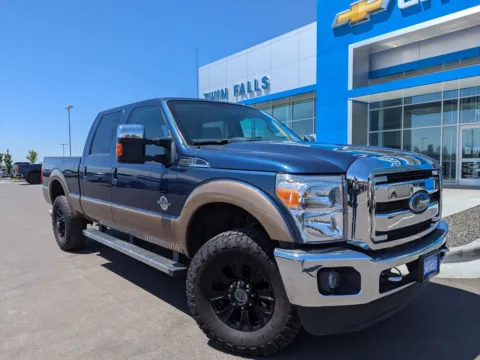 Blue 2016 Ford Super Duty F-350 SRW Lariat for sale in Twin Falls, ID