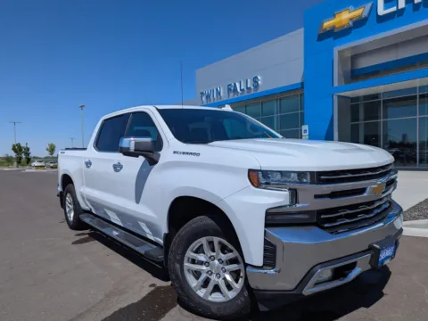 White 2021 Chevrolet Silverado 1500 LTZ for sale in Twin Falls, ID