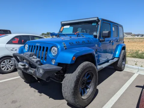 Blue 2015 Jeep Wrangler Unlimited Sahara for sale in Twin Falls, ID