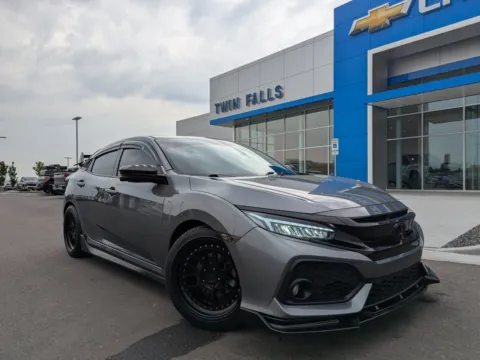 Black 2018 Honda Civic Hatchback EX for sale in Twin Falls, ID