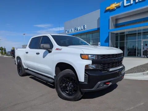 White 2022 Chevrolet Silverado 1500 LTD Custom Trail Boss for sale in Twin Falls, ID