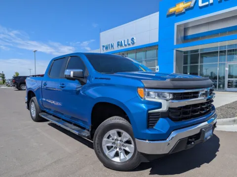 Blue 2022 Chevrolet Silverado 1500 LT for sale in Twin Falls, ID