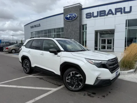 White 2025 Subaru Forester Premium Hybrid for sale in Twin Falls, ID