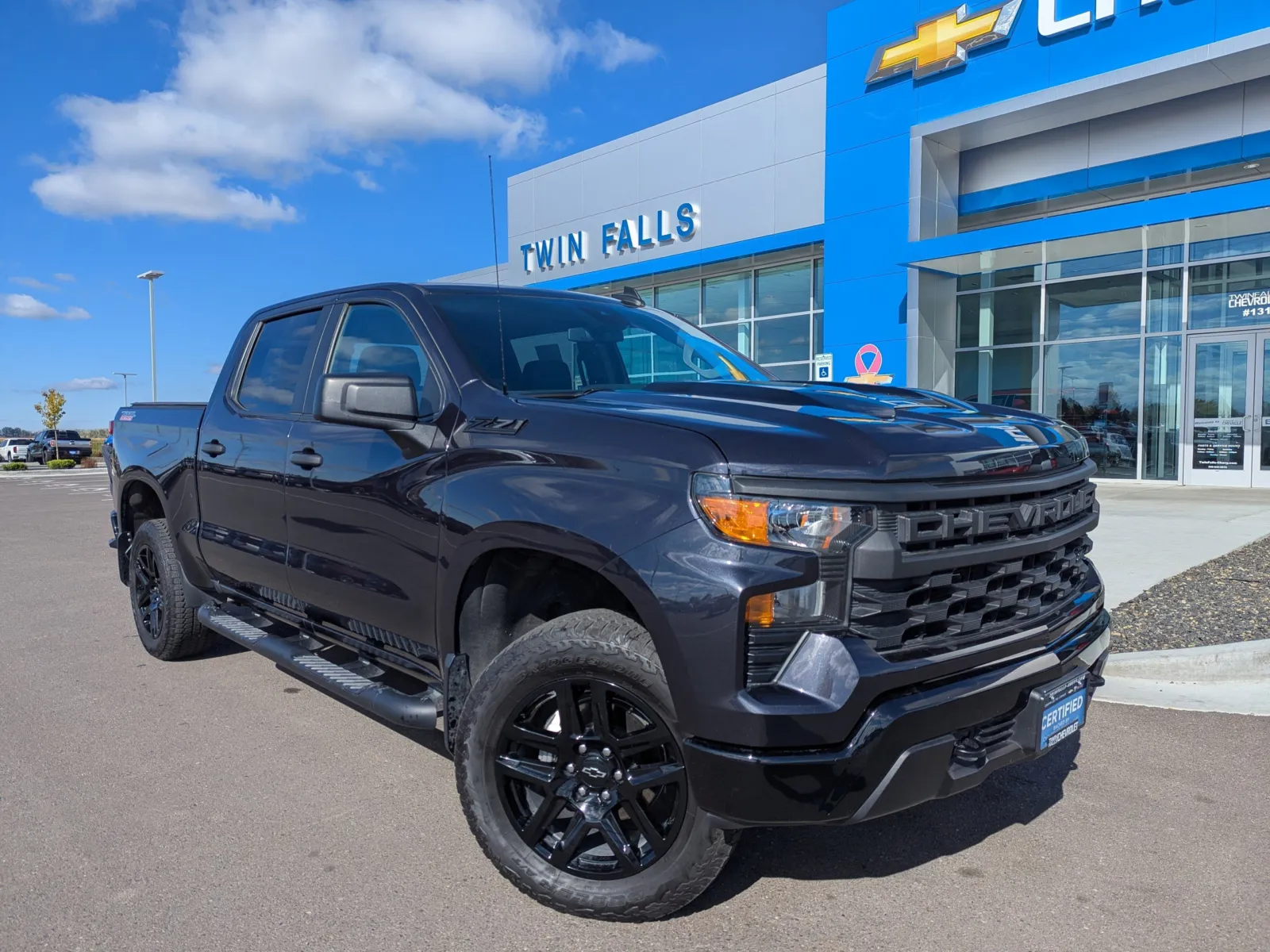 Gray 2024 Chevrolet Silverado 1500 Custom Trail Boss for sale in Twin Falls, ID