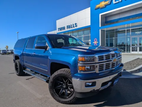 Blue 2015 Chevrolet Silverado 1500 LTZ for sale in Twin Falls, ID