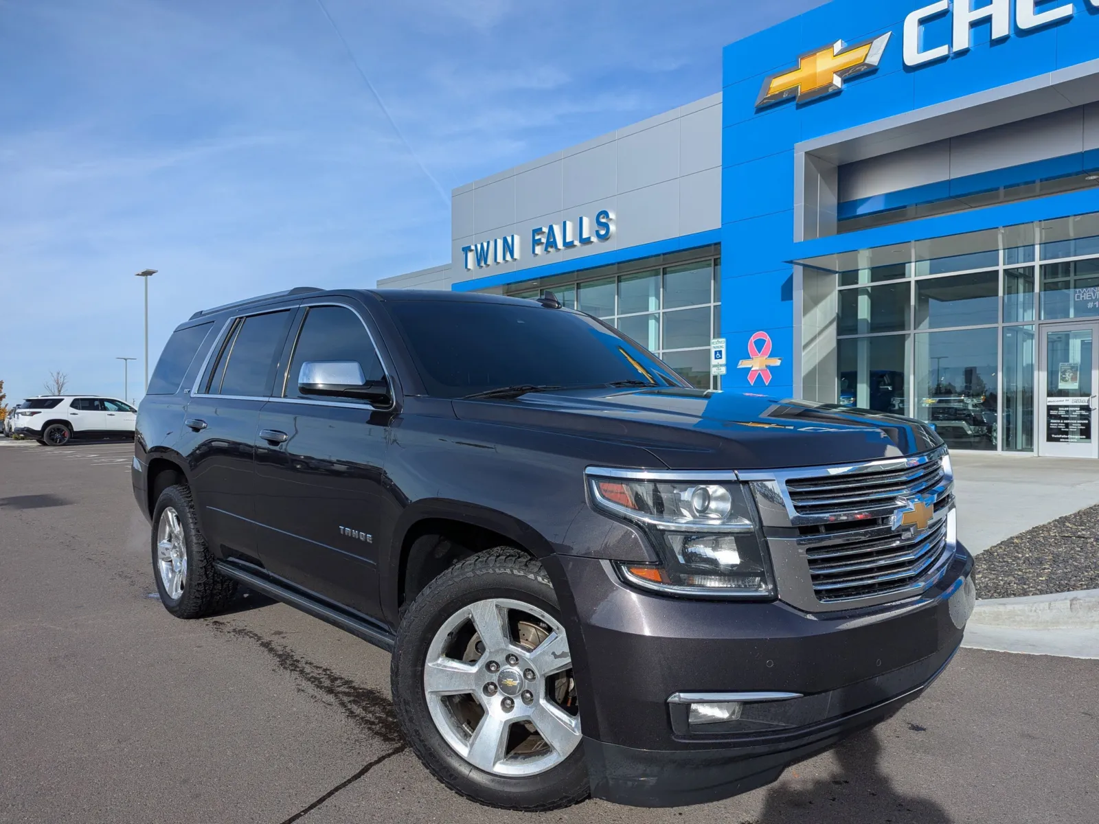 Gray 2015 Chevrolet Tahoe LTZ for sale in Twin Falls, ID