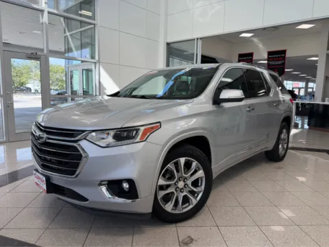 Silver 2021 Chevrolet Traverse Premier for sale in Lincoln, NE
