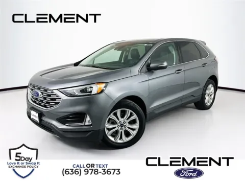 Gray 2022 Ford Edge Titanium for sale in Wentzville, MO