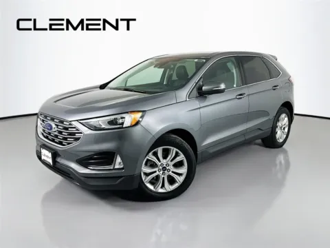 Gray 2022 Ford Edge Titanium for sale in Wentzville, MO