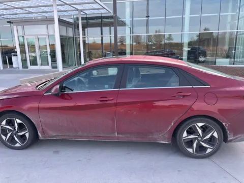 Red 2023 Hyundai Elantra Hybrid Limited for sale in Wentzville, MO