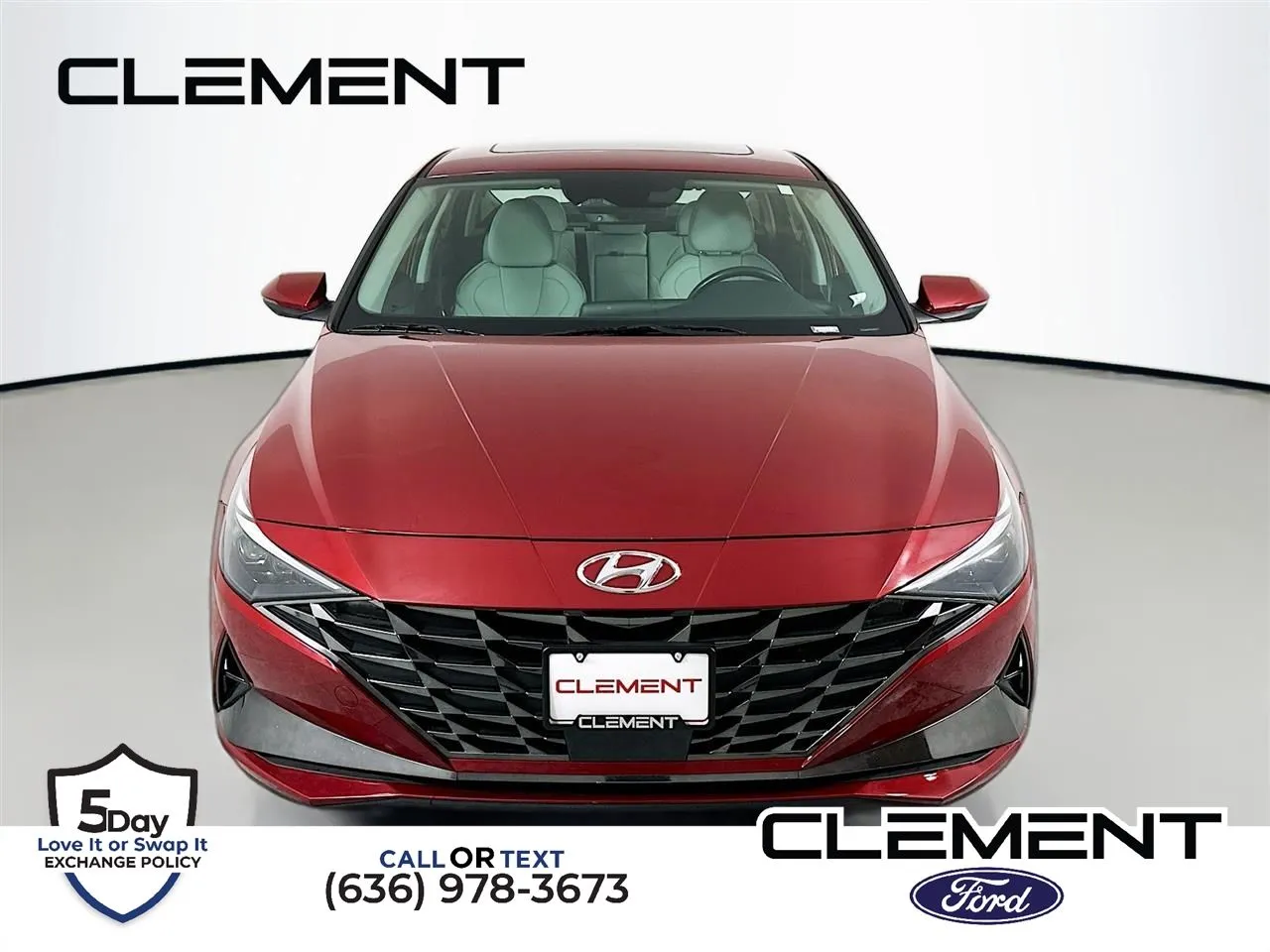 Red 2023 Hyundai Elantra Hybrid Limited for sale in Wentzville, MO