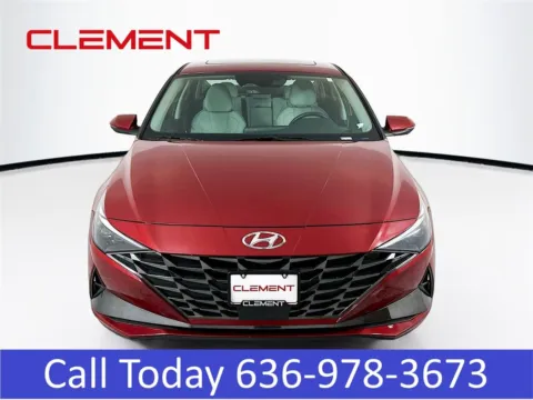 Red 2023 Hyundai Elantra Hybrid Limited for sale in Wentzville, MO