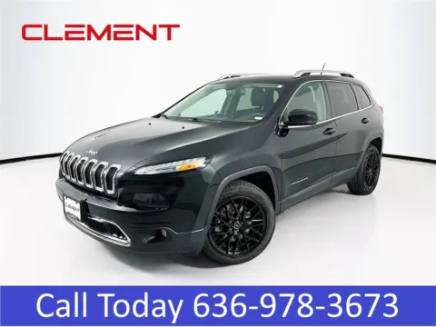 Black 2015 Jeep Cherokee Limited for sale in Wentzville, MO