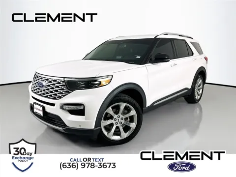 White 2020 Ford Explorer Platinum for sale in Wentzville, MO